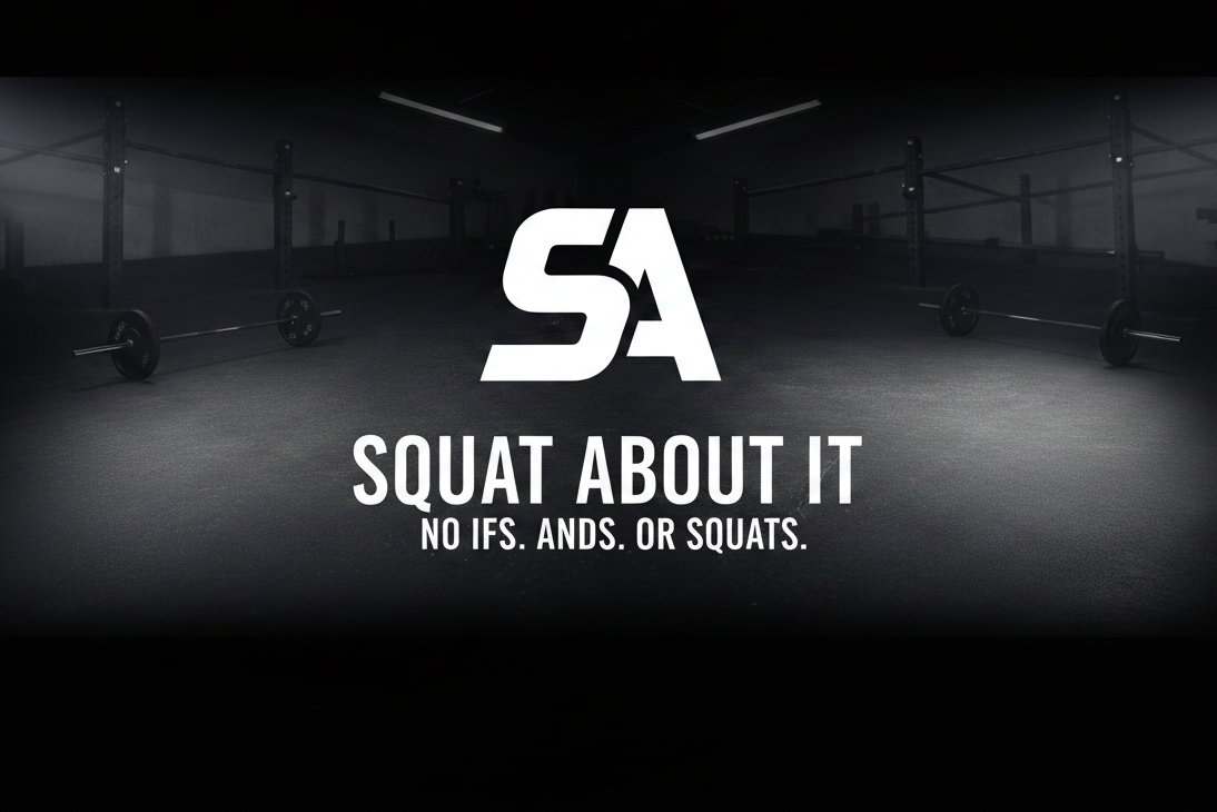 Squat About It Hero Banner - With Logo